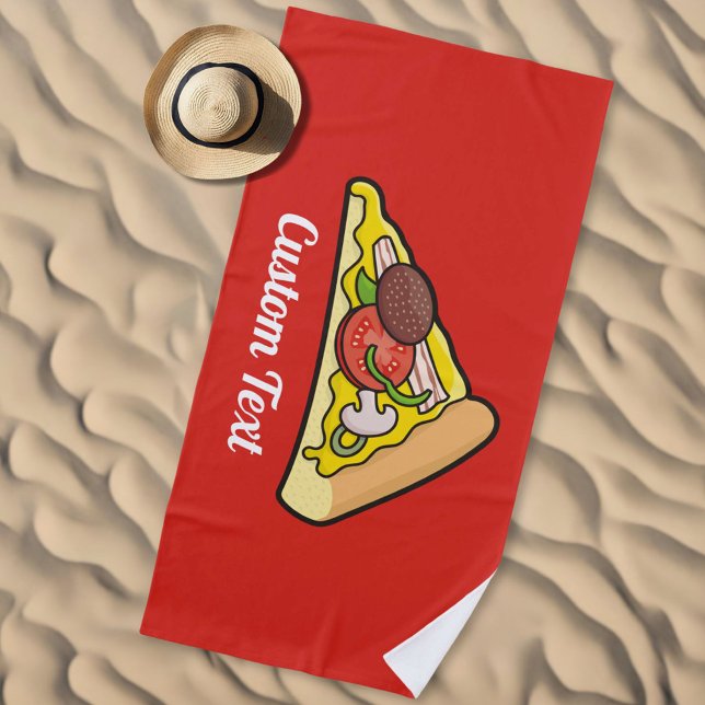 Serviette De Plage Pizza Slice (Créateur téléchargé)