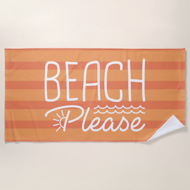 Serviette De Plage Plage (Devant)