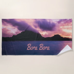 Serviette De Plage Plage de Bora Bora Suset Island