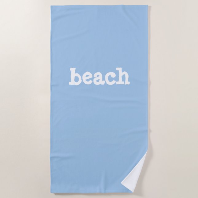 Serviette De Plage plage Long Sleeve (Devant)