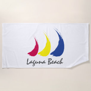 Serviette De Plage Plage Splashy Sails_Paint-The-Wind_Laguna