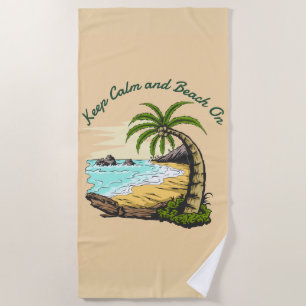 Serviette De Plage Plage Sur
