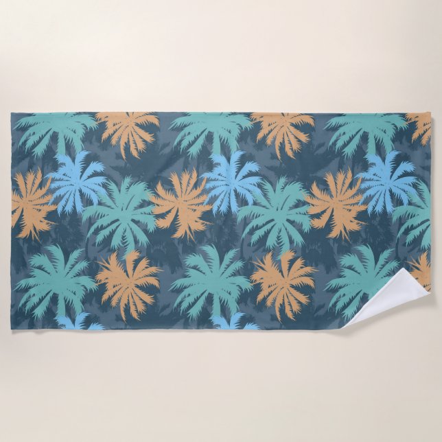 Serviette De Plage Plage Vibe Palm Tree (Devant)