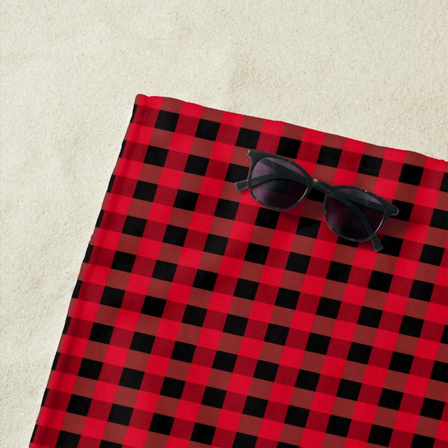 Serviette De Plage Plaid classique de buffle (En situation)