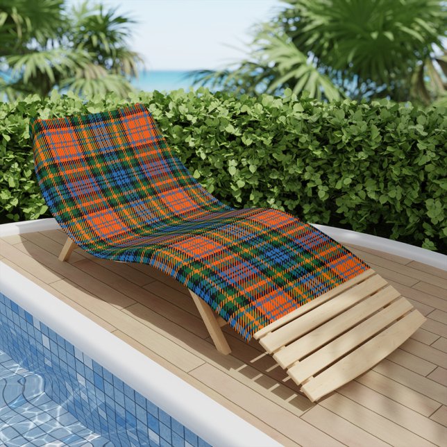 Serviette De Plage Plaid Rustic Tartan Clan Murray Elegant (Rustic Plaid Murray Blue Orange Tartan Beach Towel)