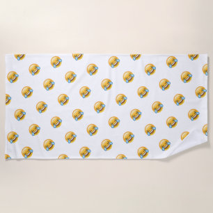 Serviette De Plage Pleurer de rire Larmes de joie émoji