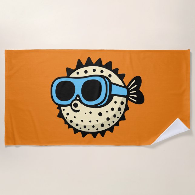 Serviette De Plage Poisson (Devant)