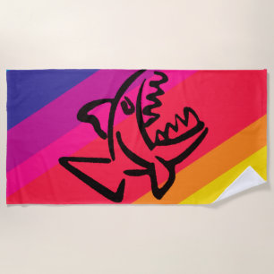Serviette De Plage Poisson arc-en-ciel
