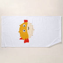 Serviette de plage Poisson-Tétra Cartoon