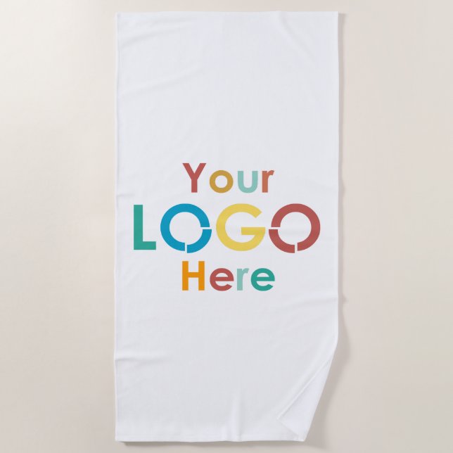 Serviette De Plage Pool promotionnel du logo d'entreprise personnalis (Devant)