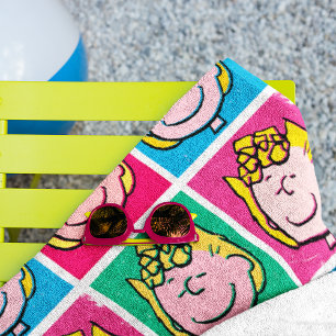 Serviette De Plage Pop Art Sally   Mod pour vous Motif