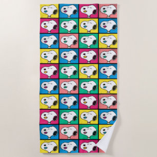 Serviette De Plage Pop Art Snoopy Lips Mod pour vous Motif
