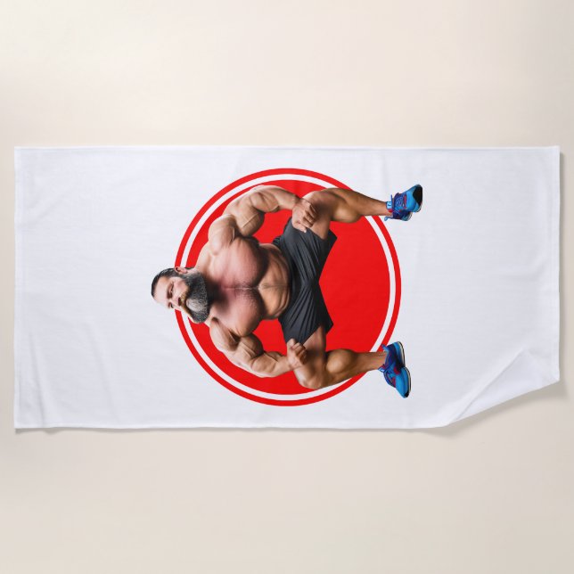 Serviette De Plage Porté Musculaire (Devant)
