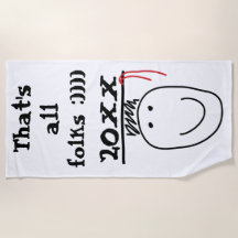 Serviette de plage pour les diplômés