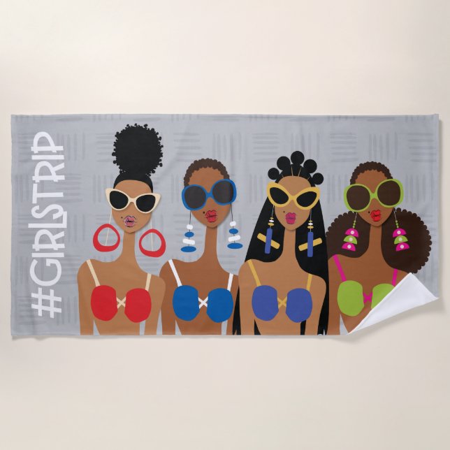 Serviette de plage pour les filles (Devant)