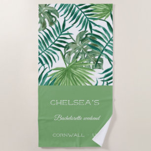 Serviette de plage pour week-end de célibataire so