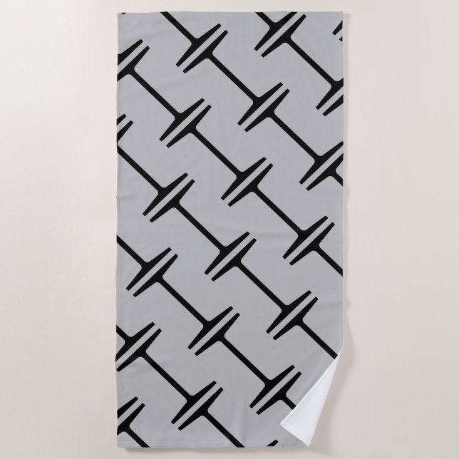 Serviette De Plage Poutre en acier (Devant)