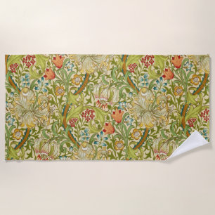 Serviette De Plage Pre-Raphaelite d'or de cru de lis de William