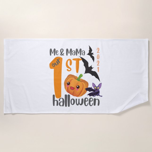 Serviette De Plage Premier Halloween (Devant)
