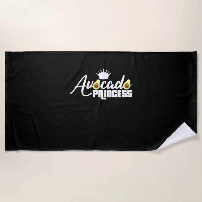 Serviette De Plage Princesse Avocado (Devant)