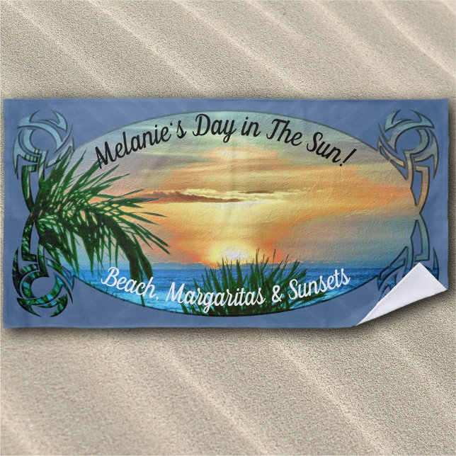 Serviette De Plage Puerto Sunset 1557 (Créateur téléchargé)
