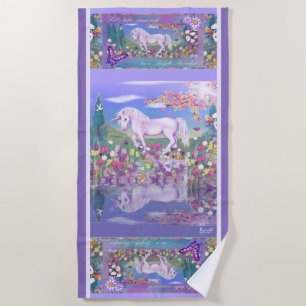 Serviette de plage Purple Paradise