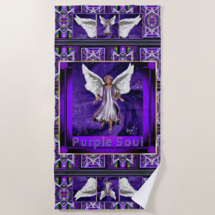 Serviette de plage Purple Soul