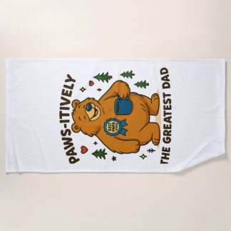 Serviette De Plage Pws-itivement le plus grand papa ours