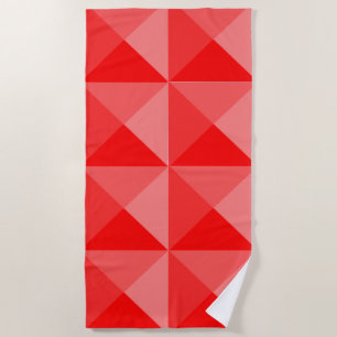 Serviette De Plage Pyramides rouges