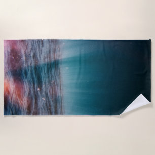 Serviette De Plage rayons du soleil sous l'eau