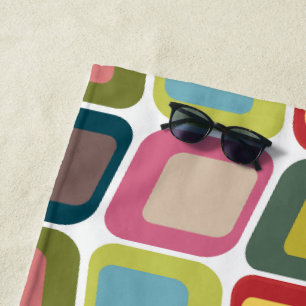 Serviette De Plage Rectangles d'inclinaison