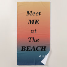 Rencontre-moi à la plage Couleur lever de soleil p