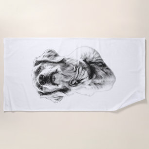 Serviette De Plage Repos ensoleillé, amusement doux