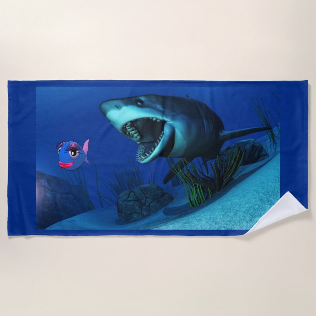 Serviette De Plage Requin (Devant)