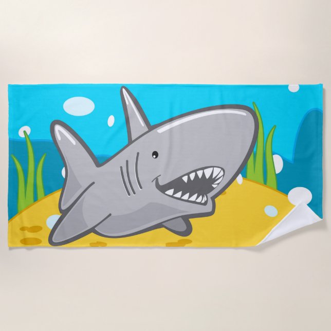 Serviette De Plage Requin (Devant)