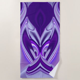 Serviette De Plage Rêves arc-en-ciel à fleurs violettes