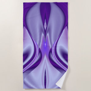 Serviette De Plage Rêves arc-en-ciel à fleurs violettes
