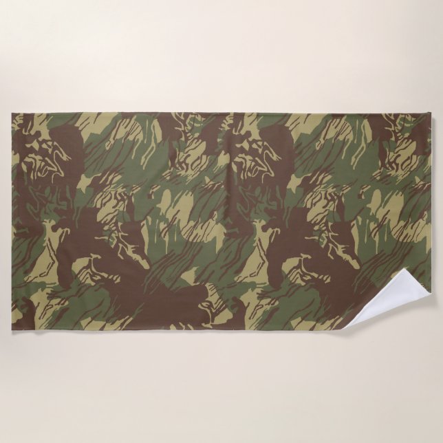 Serviette De Plage Rhodesian Brushstroke CAMO (Devant)