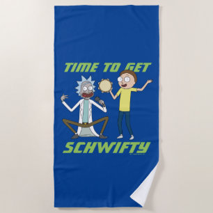 Serviette De Plage RICK ET MORTY™ Il Est Temps D'Obtenir Schwifty