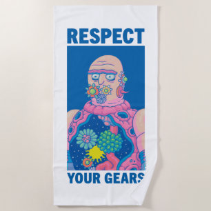 Serviette De Plage RICK ET MORTY™ Respectez vos engrenages