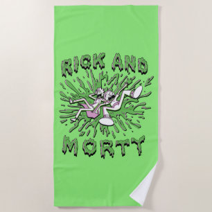 Serviette De Plage RICK ET MORTY™ Tomber Dans La Tva Acide