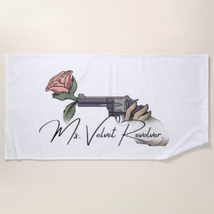 Serviette De Plage Rideau de douche - Mme Velvet Revolver