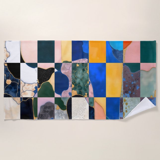 Serviette De Plage Rideau de tableau de bord de luxe (Devant)