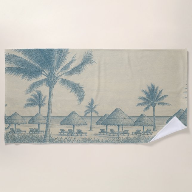 Serviette De Plage Riviera Towel (Devant)
