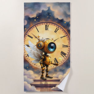 Serviette De Plage Robby le Gardien du Temps ailé – Série Les Ailes d