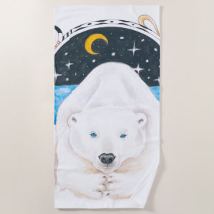 Serviette De Plage Roi des ours polaires
