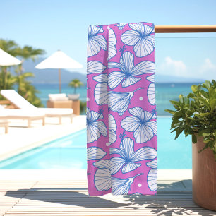 Serviette De Plage Rose tropical