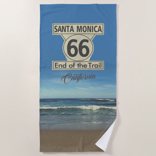 Serviette De Plage Route 66 (Devant)
