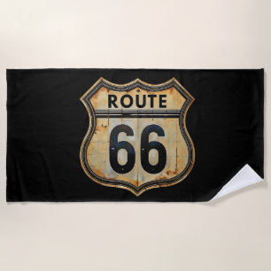 Serviette De Plage Route 66