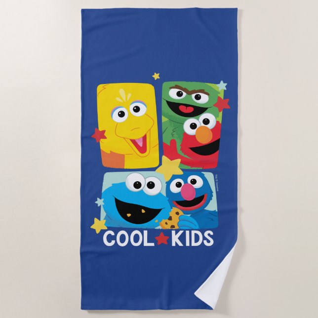 Serviette De Plage Rue Sésame | Enfants Cool (Devant)
